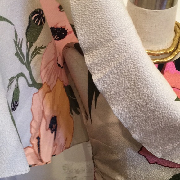 🎉SOLD🎉Tracy Reese Silk Floral Dress - Picture 4 of 8